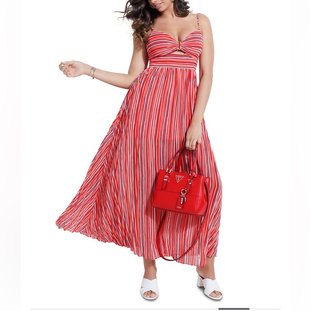 Guess Marrab multi-color striped Maxi dress